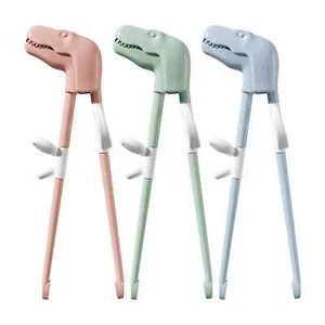 Cartoon Dinosaur Training Chopsticks -Easy to Use Chopsticks for Beginners & Kid - Picture 1 of 8
