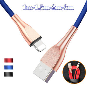 Heavy Duty Fast Charge USB Data Cable Charger Cord for iPhone 13 12 11 XS 6 7 8