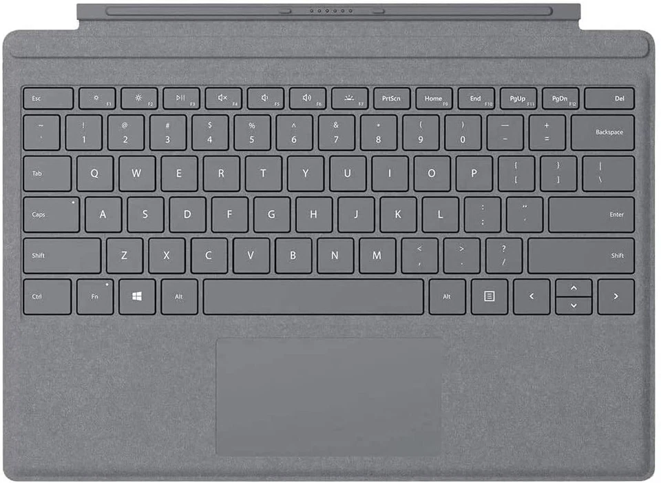 Platinum - Microsoft Surface Pro Signature Alcantara Type Cover Keyboard 7,6,5,4 - Image 1 of 1