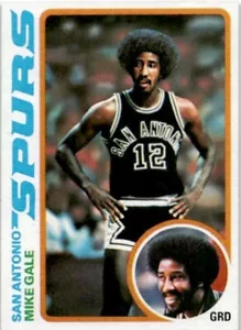 1978-79 Topps Basketball Card Mike Gale #37 Spurs - Picture 1 of 2