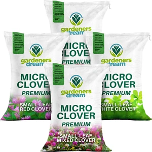 Micro Mixed Clover Grass Seed Eco-Friendly Drought Resistant Lawn Ground Cover - Picture 1 of 54