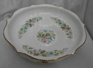 AYNSLEY WILD TUDOR EDWARDIANISCHE SERVIERSCHALE 10 5/8" FLORAL GOLD FRÜCHTE - Bild 1 von 5