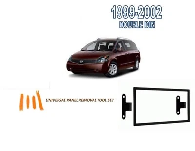 NUEVO se adapta a 1999-2003 KIT DE TABLERO DE INSTALACIÓN ESTÉREO PARA AUTOMÓVIL NISSAN QUEST, Juego de herramientas Foto 1 de 2