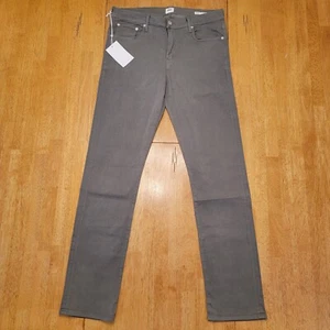 Edwin Jeans Mens 33x32 Maddox Sage Gray Green Flex Denim Slim Fit NEW $168 - Picture 1 of 20