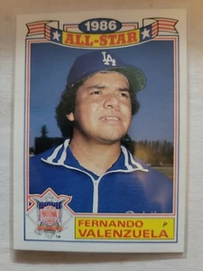 1987 Topps All-Star Game Glossy Fernando Valenzuela #11 NM - Picture 1 of 1
