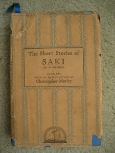 Complete Short stories of Saki MUNRO 1936 Seventh Printing HARDCOVER DJ Morley - Picture 1 of 12