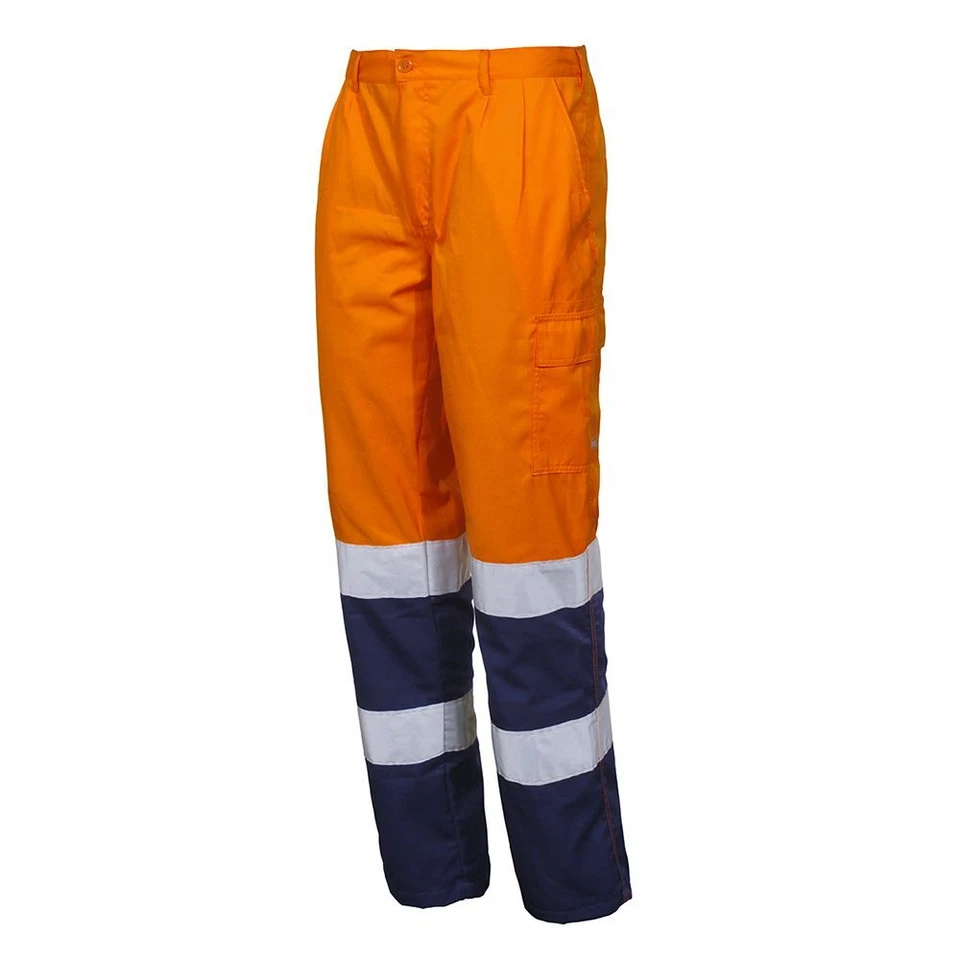 Pantalone da Lavoro Arancio/Blu Alta Visibilità AV Light Classe 2 Tg. M-L-XL-2XL - Immagine 1 di 1