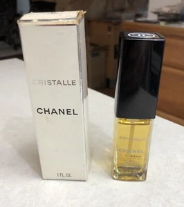 1 Vintage Chanel Cristalle EDT Vaporisateur Spray 1oz Mid Century New - Picture 1 of 11