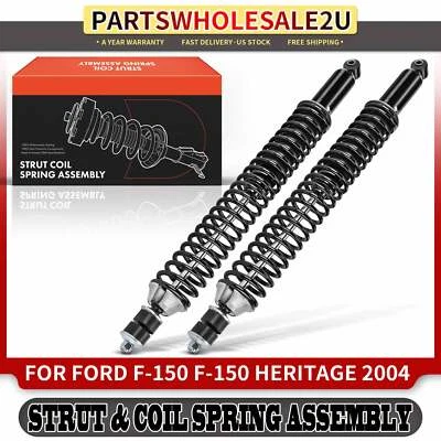 2x Conjunto completo de puntal trasero y resorte helicoidal para Ford F-150 F-150 Heritage 4x4 Foto 1 de 4