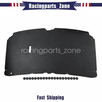 Fit For Ford F250 -F450 Excursion 99-07 Hood Insulation Pad Heat Blanket & Clips - Image 1 of 4