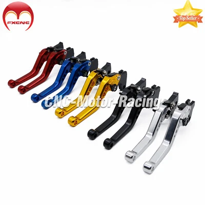 For Kawasaki ZX9R 1998-1999 ZR7S ZR7 1999-2003 CNC Brake Clutch Levers Short Set - Image 1 of 4