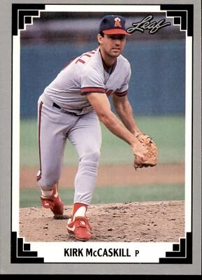 Kirk McCaskill #199 1991 Leaf - Image 1 of 2