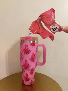 Hi Peach Layne 40 oz Pink Beauty Insulated Tumbler with Nail - Picture 1 of 5