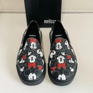 Melissa Mickey & Minnie 90th Anniversary Limited Ed Slipper DAMEN Größe 7 Schuhe - Bild 1 von 10