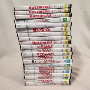 BULK LOT WAR DOCUMENTARIES DVD KOREAN BATTLELINE KOKODA 21 DVDS - Picture 1 of 24