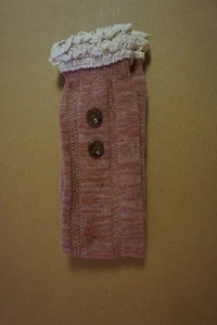 Simply Noelle hohe Stiefelsocken Häkelspitze Rüschen Knöpfe Herbst NEU Neu mit Etikett - Bild 1 von 4