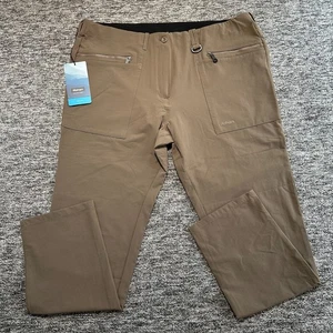 Rohan Stretch Bags Hose Damen Größe 18 kurz braun Wandern Walking schnelltrocknend - Bild 1 von 10