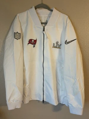 Chaqueta con cremallera completa Nike SuperBowl Diamond Coach 2XL NUEVA SIN ETIQUETAS Tampa Bay Buccaneers para hombre Foto 1 de 4