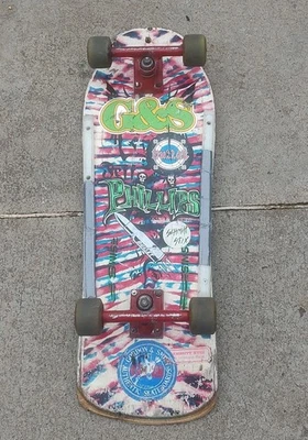 Monopatín modelo Pro Jeff Phillips Demon de colección ruedas Bullet originales G&S Foto 1 de 4