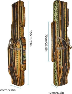 Borsa da Pesca Oxford 600D – Porta Attrezzi Pieghevole con Tasche Esterne - Foto 1 di 5