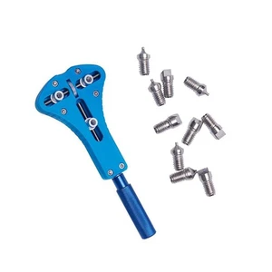 55mm Correa de Reloj Trasera Estuche Abridor Ajustable Fijador Herramienta de Reparación con Troqueles - Imagen 1 de 6