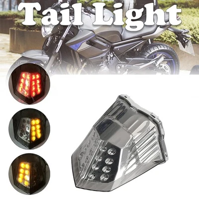 Rear Brake Tail Light Integrated Motorcycle For Yamaha XJ6 FZ6R 600 2009-2014 - Image 1 of 4