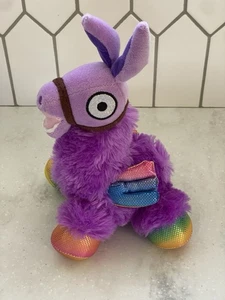 Peluche lama viola Nanco Fortnite Rainbow Winged 10" nuovo senza etichette - Foto 1 di 10