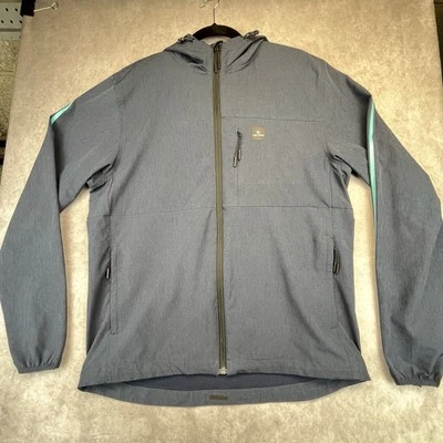 Rip Curl Anti Series Windbreaker Jacket Mens Large Water Repellent Logo Blue - Image 1 of 4