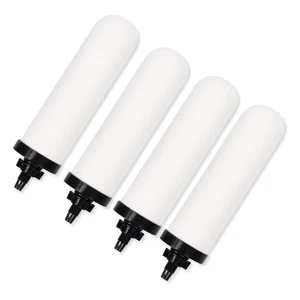 4 PACK 7" Gravity Drinking Water Ceramic Replacement Candle Element Filter wi... - Picture 1 of 7