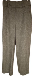 Babaton Hose 6 Damen Wolle Twill hoher Bund Hosenschlitz hinten Taille weiche Linie - Bild 1 von 8