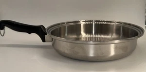 VTG Chef's Ware 18-8-3 Ply Stainless 8.5" Fry Skillet Pan No Lid USA Heavy - Picture 1 of 7