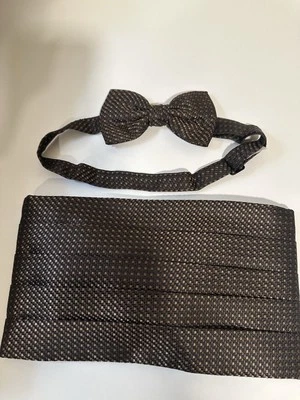 Juego de pajarita y pajarita marrón Cardi Collection niños/adolescentes NUEVO Foto 1 de 4