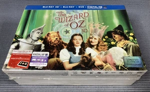 The Wizard of Oz 75th Anniv. Limited Edition 3D Blu-Ray/DVD 5-Discs New Sealed - Bild 1 von 6