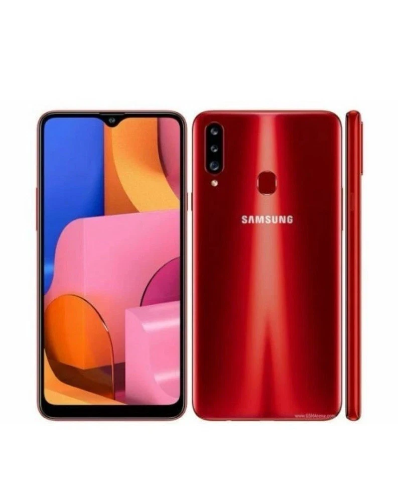 Samsung Galaxy A20 32GB Mobile Smart Phone Dual Sim Unlocked Red Grade A - Image 1 of 1