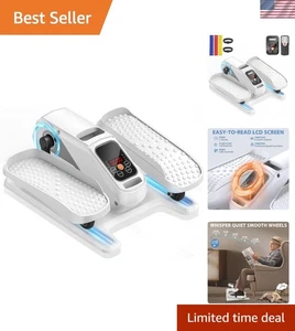 Portable Under Desk Elliptical Trainer for Seniors - Remote Control, 15 Speeds - Picture 1 of 11