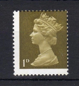 1d MACHIN UNMOUNTED MINT + SMALL PERFORATION SHIFT - Picture 1 of 1