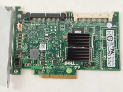 Lot of 2 Dell PowerEdge PERC 6/i PCI Express x8 SAS SATA RAID Controller T774H - Image 1 of 4