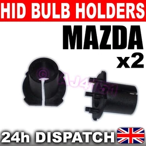 2x SOPORTES DE BOMBILLA XENON HID H7 Mazda 3 y Mazda 6 todos - Imagen 1 de 1