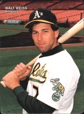 1990 A's Mother's Baseball Card #10 Walt Weiss