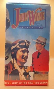 The John Wayne Larger Than Life Collection VHS 8 Tape Box Set **Buy 2 Get 1** - Picture 1 of 19