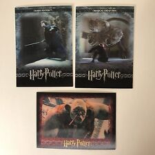 PROMO CARDS: HARRY POTTER WORLD OF IN 3D SERIES 1 & 2: 3 DIFFERENT P1, P2, P1