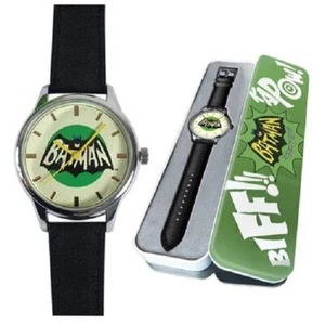 BATMAN Eaglemoss DC COMICS Watch Collection New in Box CLASSIC TV Series Logo! - Picture 1 of 7