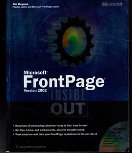 Microsoft Front Page 2002 Inside Out ISBN #0735612846 - Picture 1 of 2