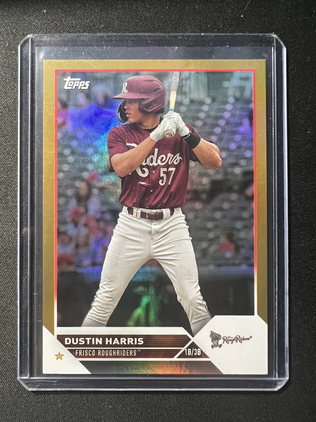 2023 Topps Pro Debut Dustin Harris Gold Foil #21/50 PD-194