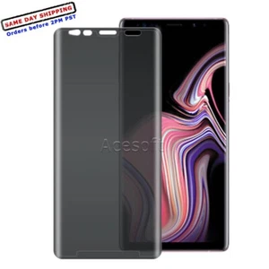 Durable Anti-Peep Tempered Glass Screen Protector f Samsung Galaxy Note 9 N960U - Picture 1 of 1