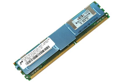 398706-051 HP MEMORY 1GB 2RX8 PC2 5300F DDR2 - 416471-001 - Image 1 of 4