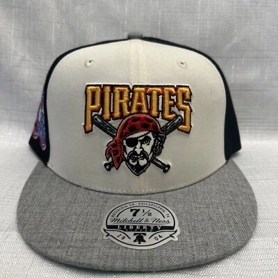 Mitchell & Ness Pittsburgh Pirates 76th World Series Baseball Fitted Hat 7 1/2 - Image 1 of 4