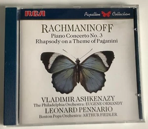 Music CD RACHMANINOFF Piano Concerto No 3 VLADIMIR ASHKENAZY on 1 x CD - Picture 1 of 3