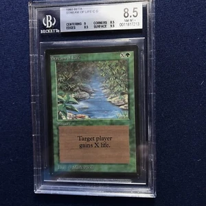 MTG Beta Stream of Life BGS 8.5 Quad++ NM-MT+ (with 9.5 surface) 1993 - Picture 1 of 2