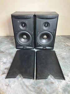 2 Boston Acoustics CR5 Compact Reference Series Bookshelf Speakers, Black -8 OHM - Picture 1 of 16